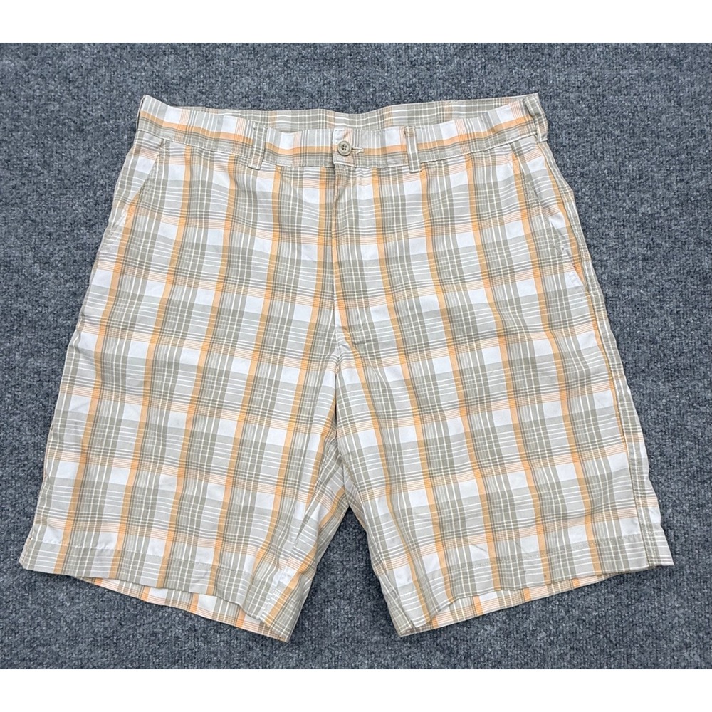 Mens Columbia Golf Shorts Flat Front Polyester Size 34 RN 37763